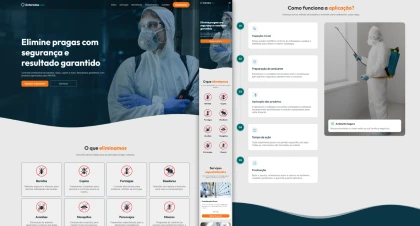 Landing Page para Dedetização